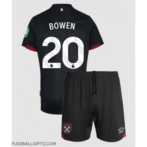 West Ham United Jarrod Bowen #20 Fußballbekleidung Auswärtstrikot Kinder 2024-25 Kurzarm (+ kurze hosen)